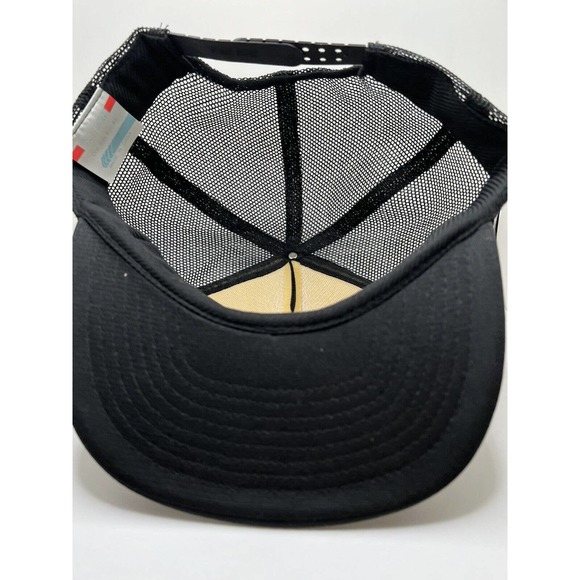 Fox Trucker Hat Black Snapback Mesh Back - Picture 6 of 6